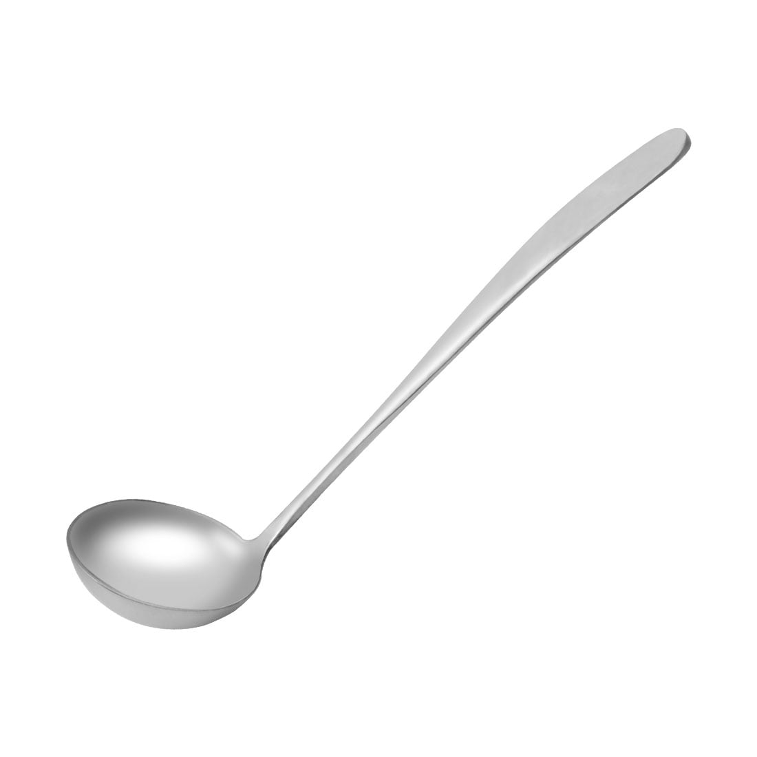Unique Bargains Stainless Steel Soup Ladle with Peach Shape for Serving Hot Pot