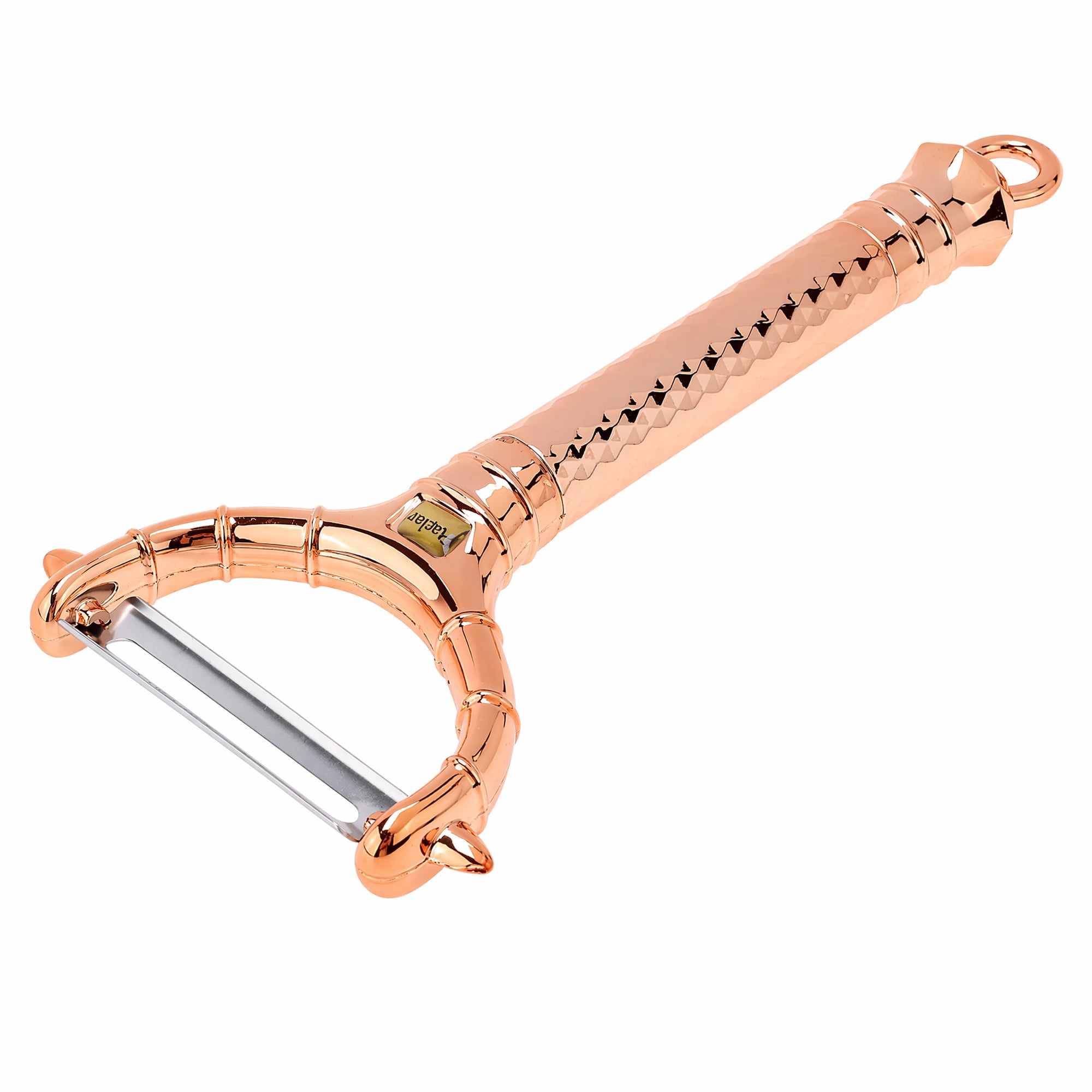 Unique Bargains Stainless Steel Thickened Peeler with Hanging Hole Gold-1 6.4" x 3.1"