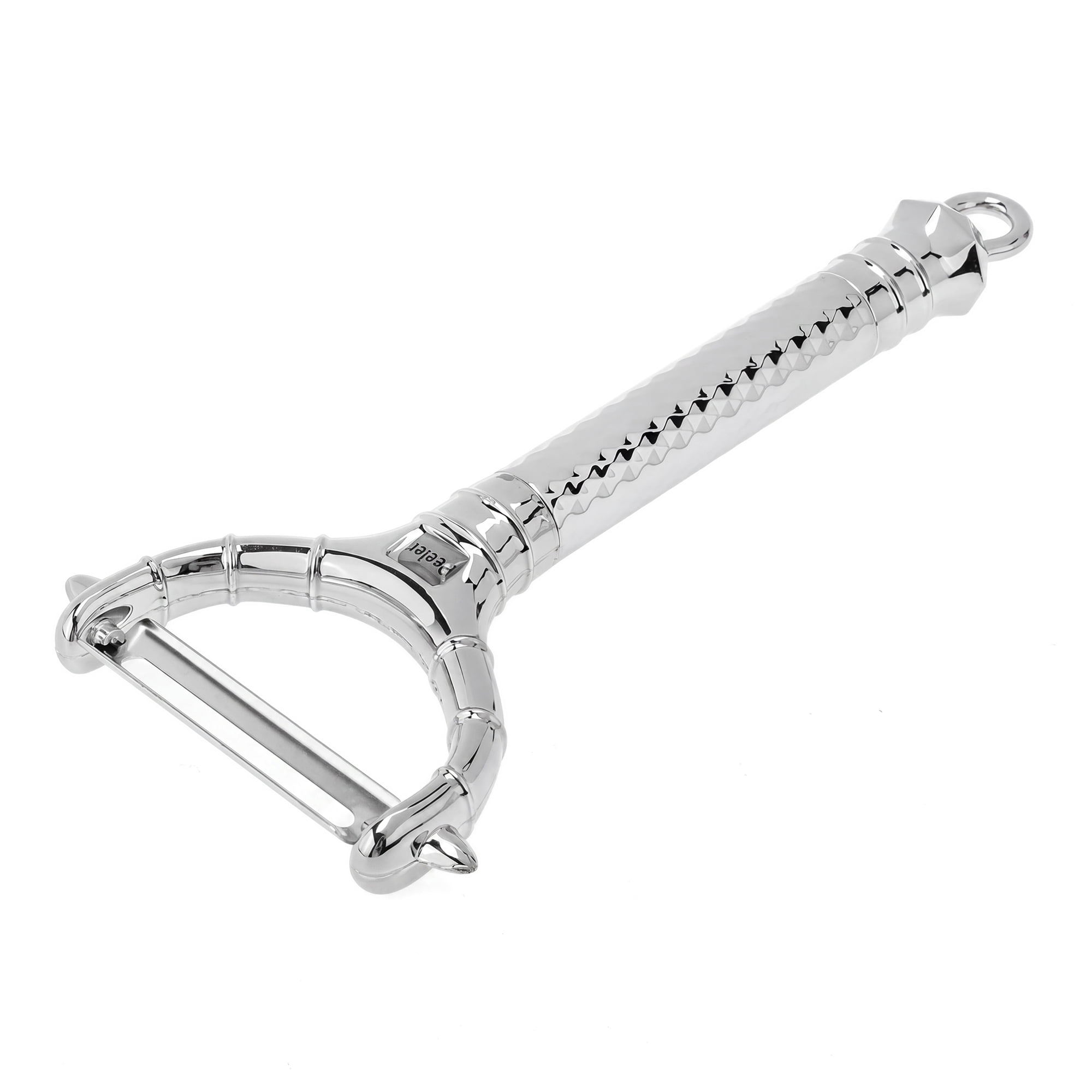 Unique Bargains Stainless Steel Thickened Peeler with Hanging Hole Silver 6.4" x 3.1"