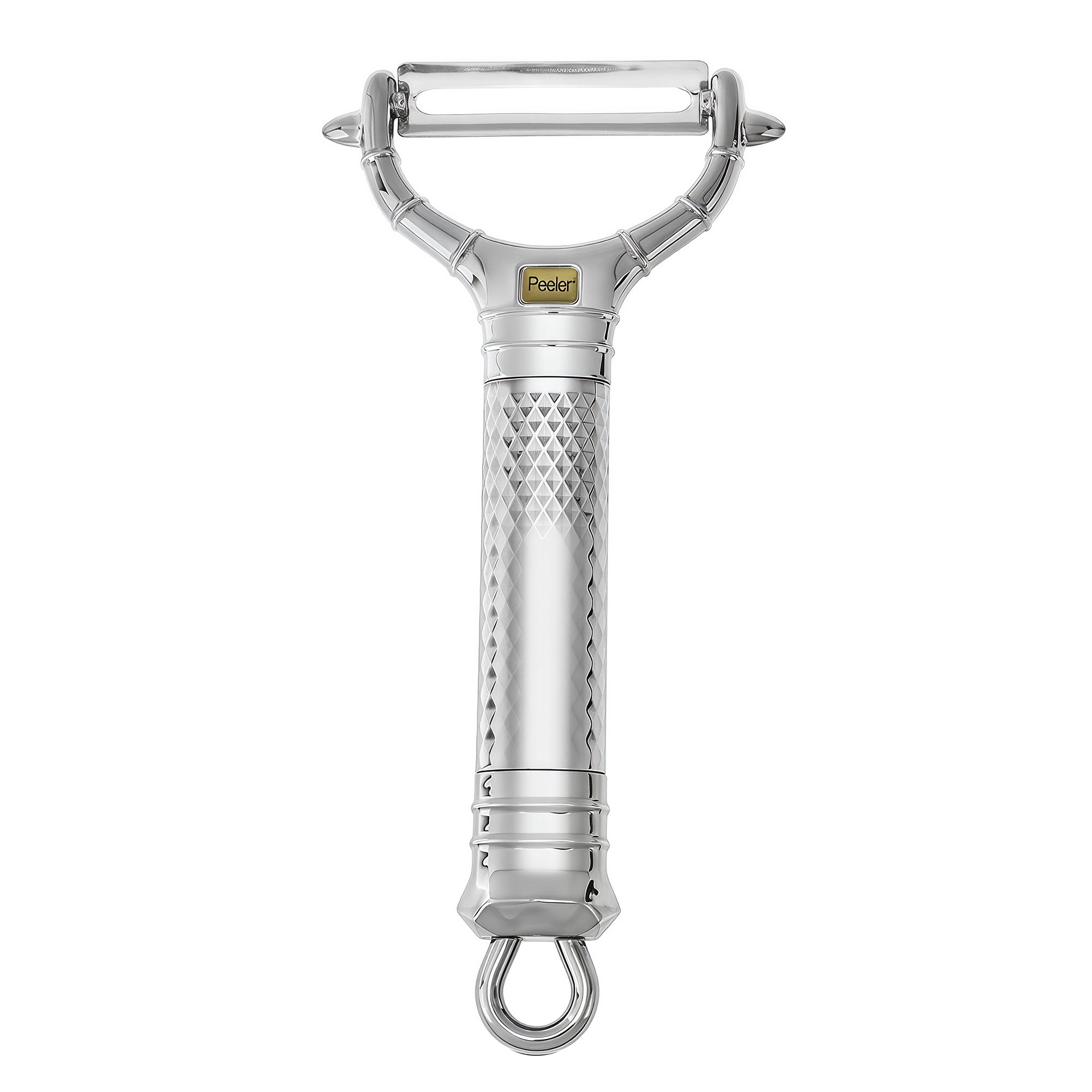 Unique Bargains Stainless Steel Thickened Peeler with Hanging Hole Silver 6.6" x 3.1"