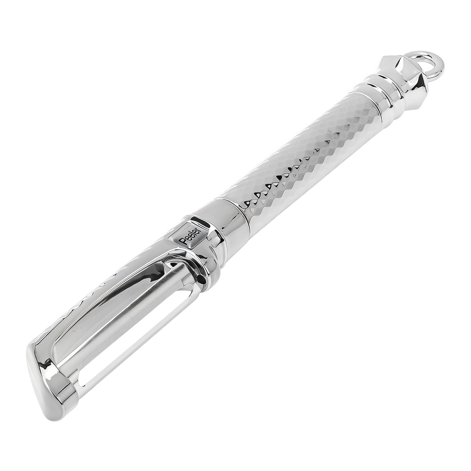 Unique Bargains Stainless Steel Thickened Peeler with Hanging Hole Silver 7.5" x 0.8"