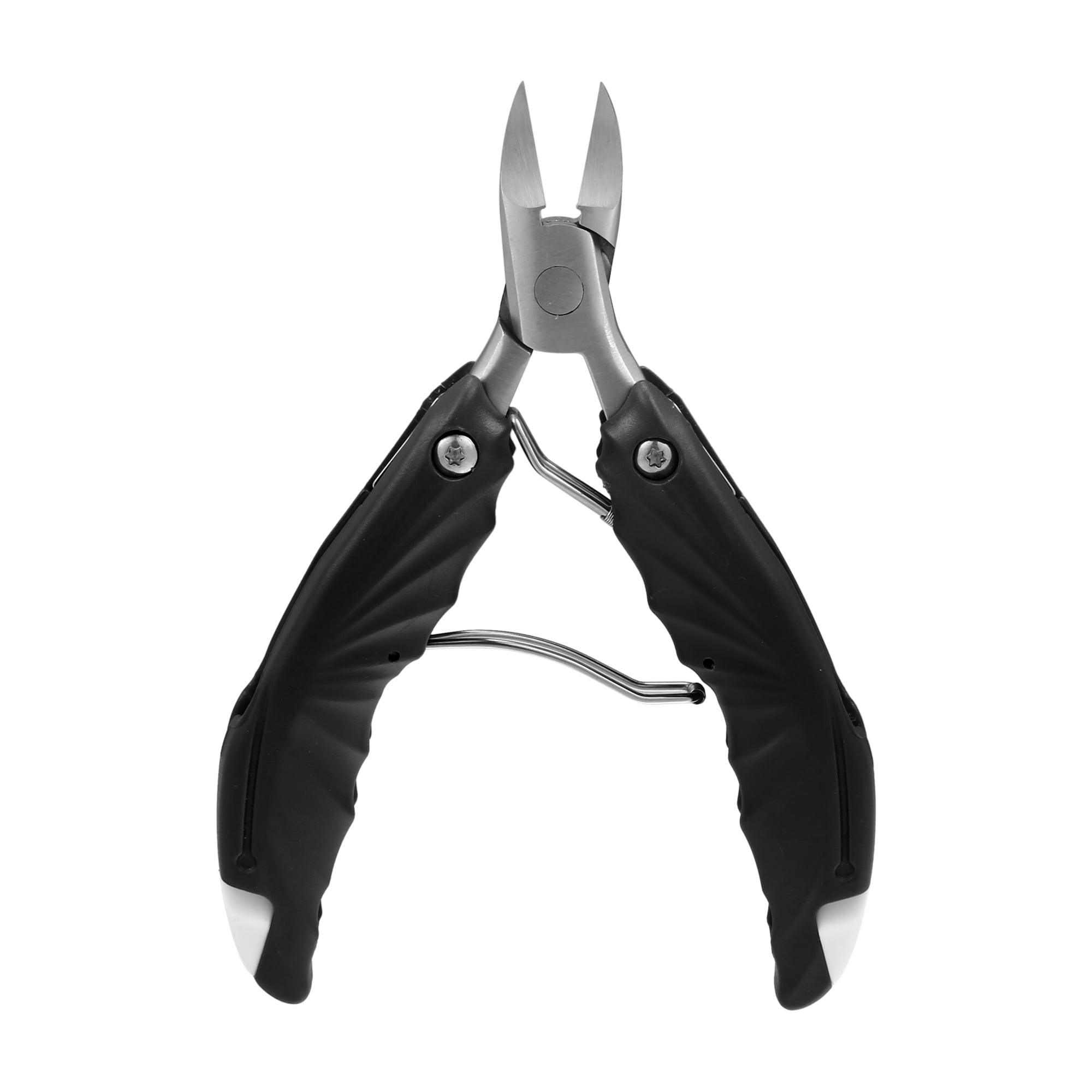 Unique Bargains Stainless Steel Toenail Clippers for Thick Nails Black