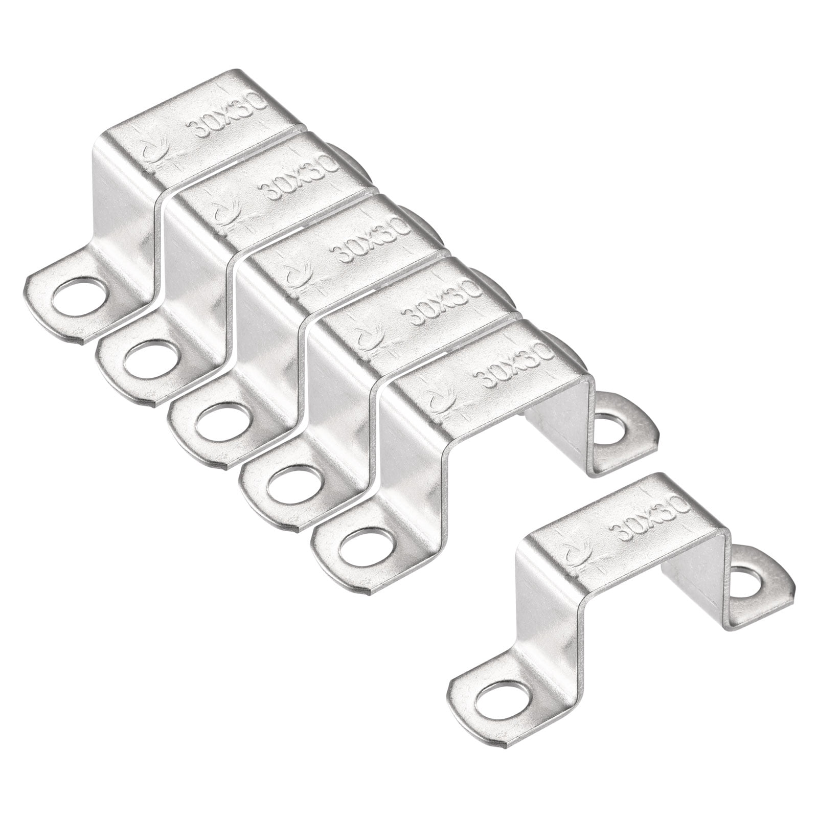 Unique Bargains Stainless Steel U Shaped Connector Bracket 28 x 32mm