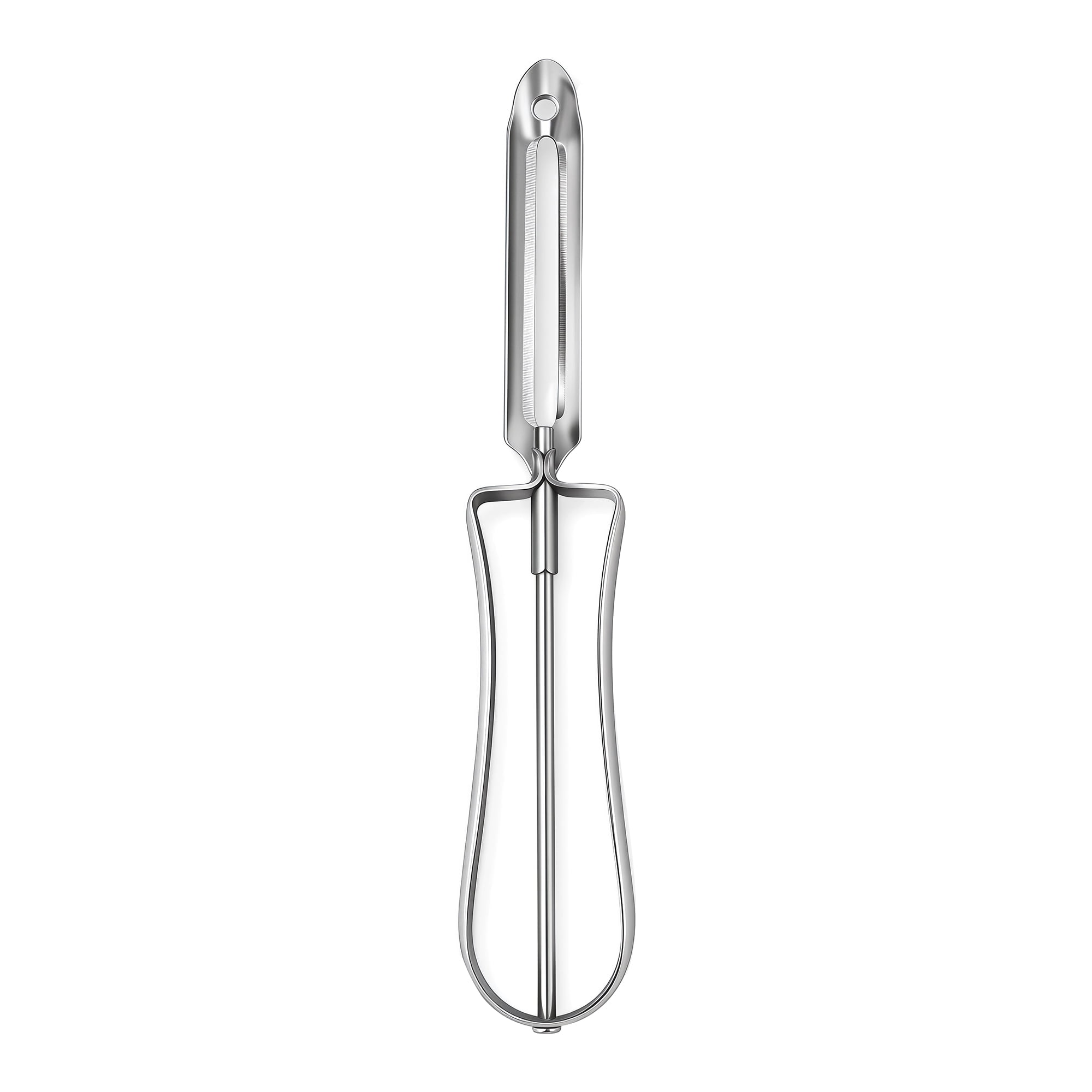 Unique Bargains Stainless Steel Vegetable Peeler with Ergonomic Handle Silver 5.8x1.1 inch