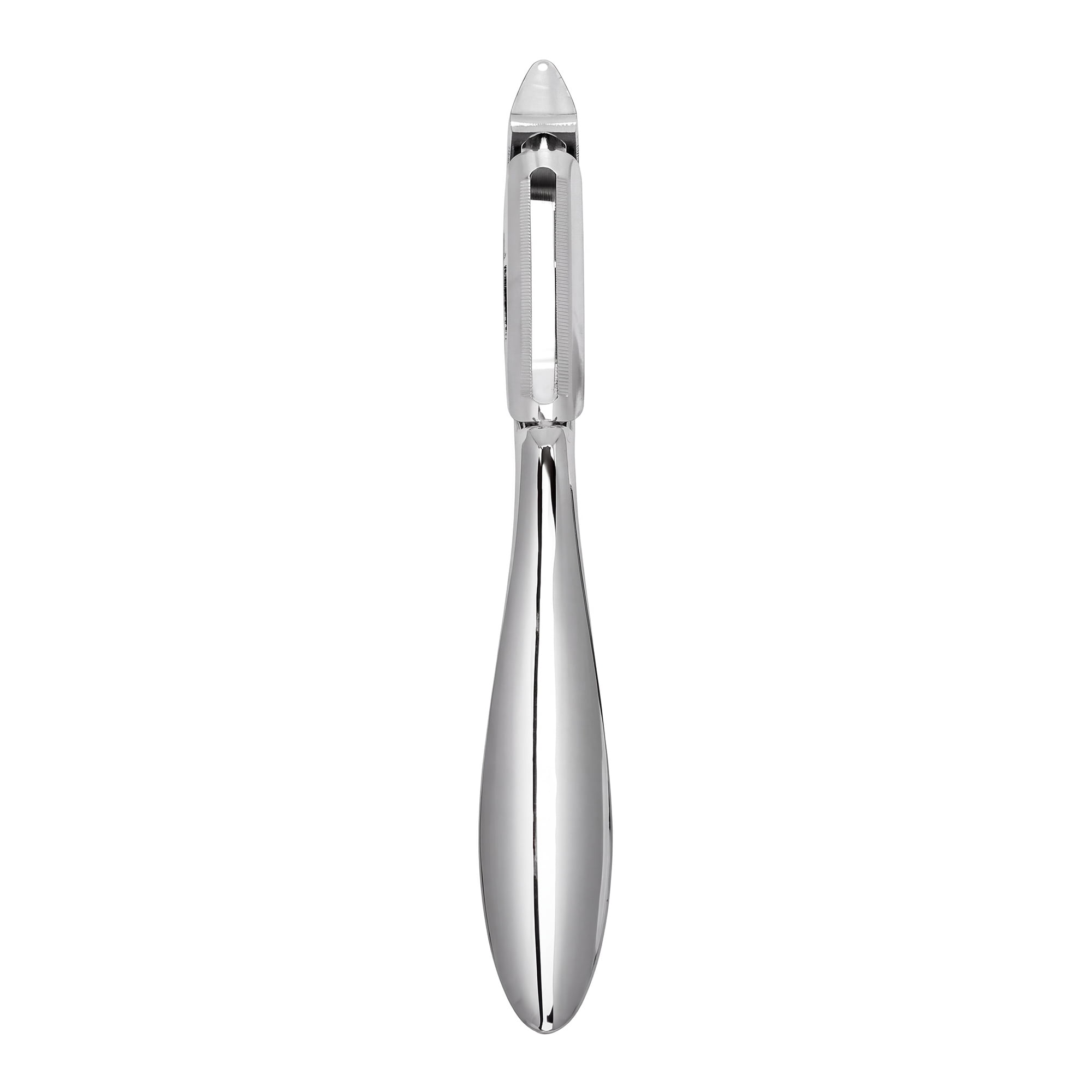 Unique Bargains Stainless Steel Vegetable Peeler with Ergonomic Handle Silver 6.9"x2.2"