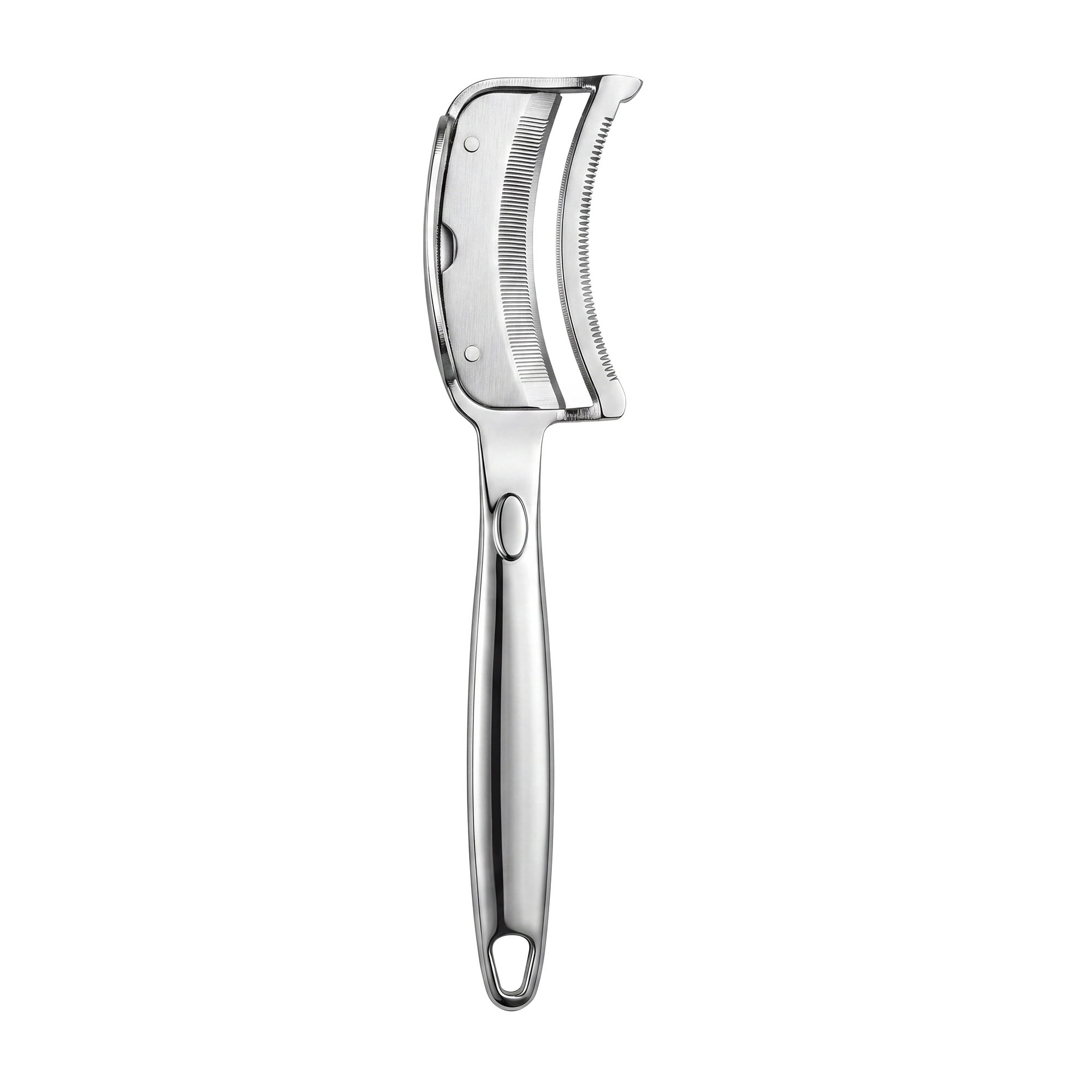 Unique Bargains Stainless Steel Vegetable Peeler with Ergonomic Handle Silver 7.2"x1.5"
