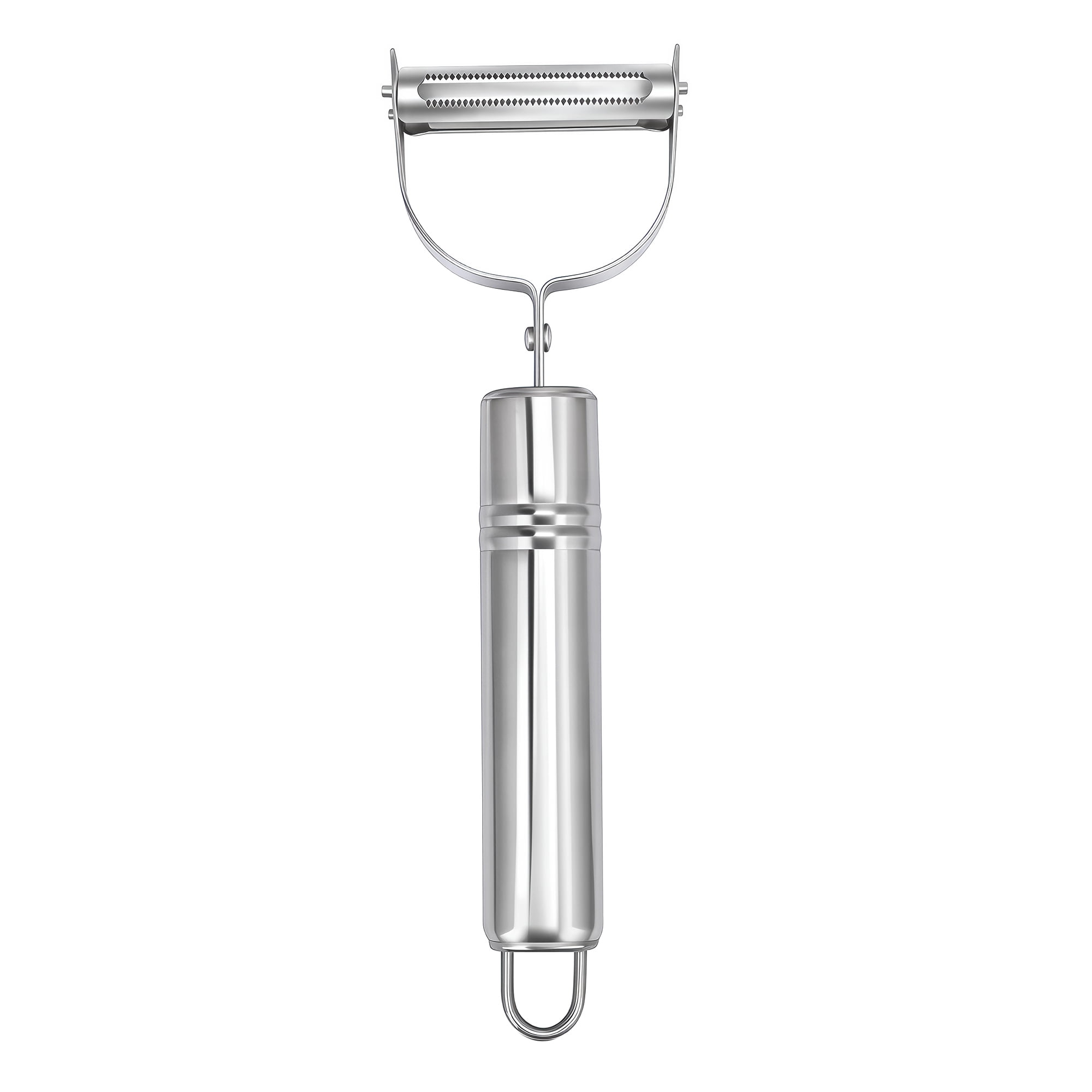 Unique Bargains Stainless Steel Vegetable Peeler with Handle Silver 6.9x2.2 inch