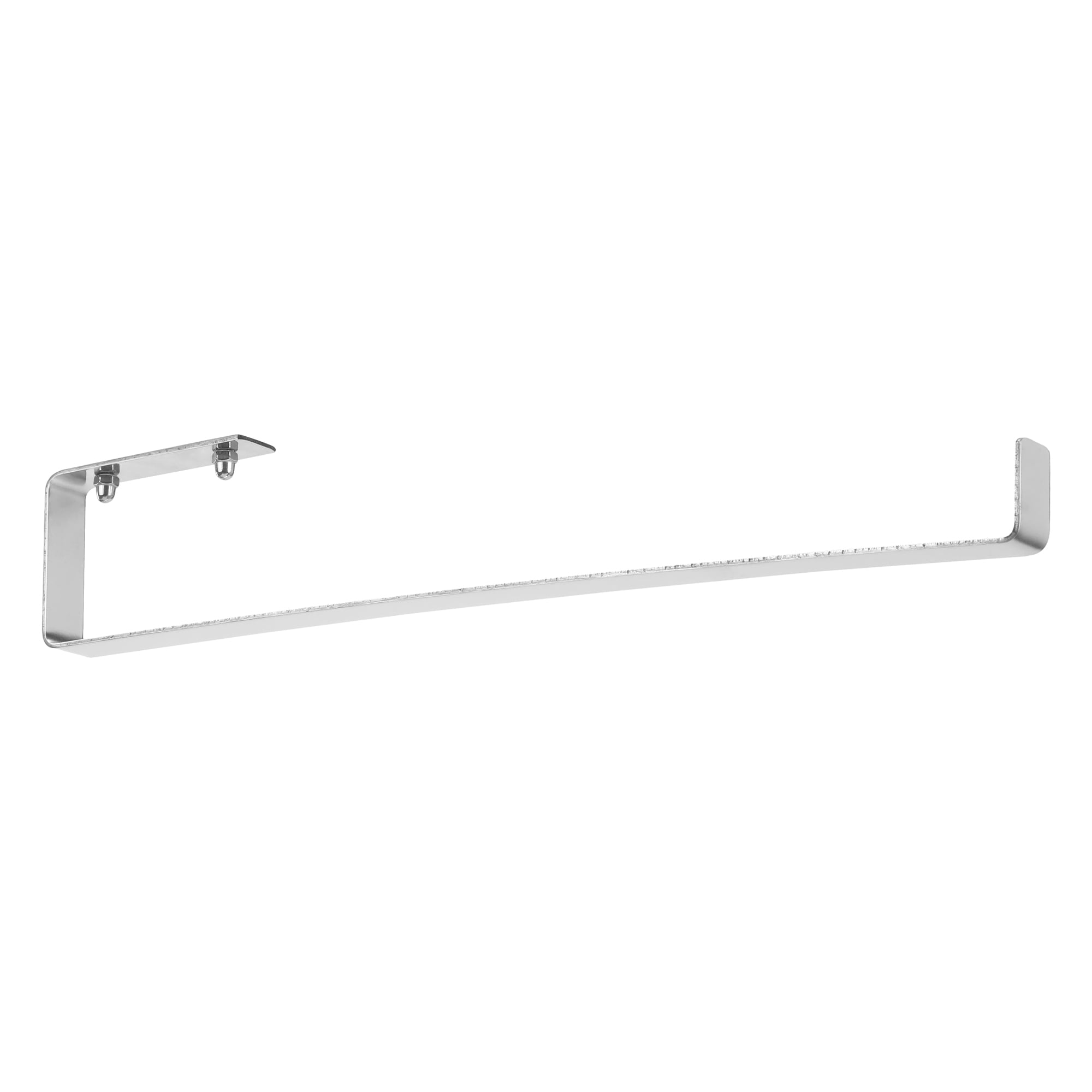 Unique Bargains Stainless Steel Wall Mount Paper Towel Holder Silver 12.2x0.8inch