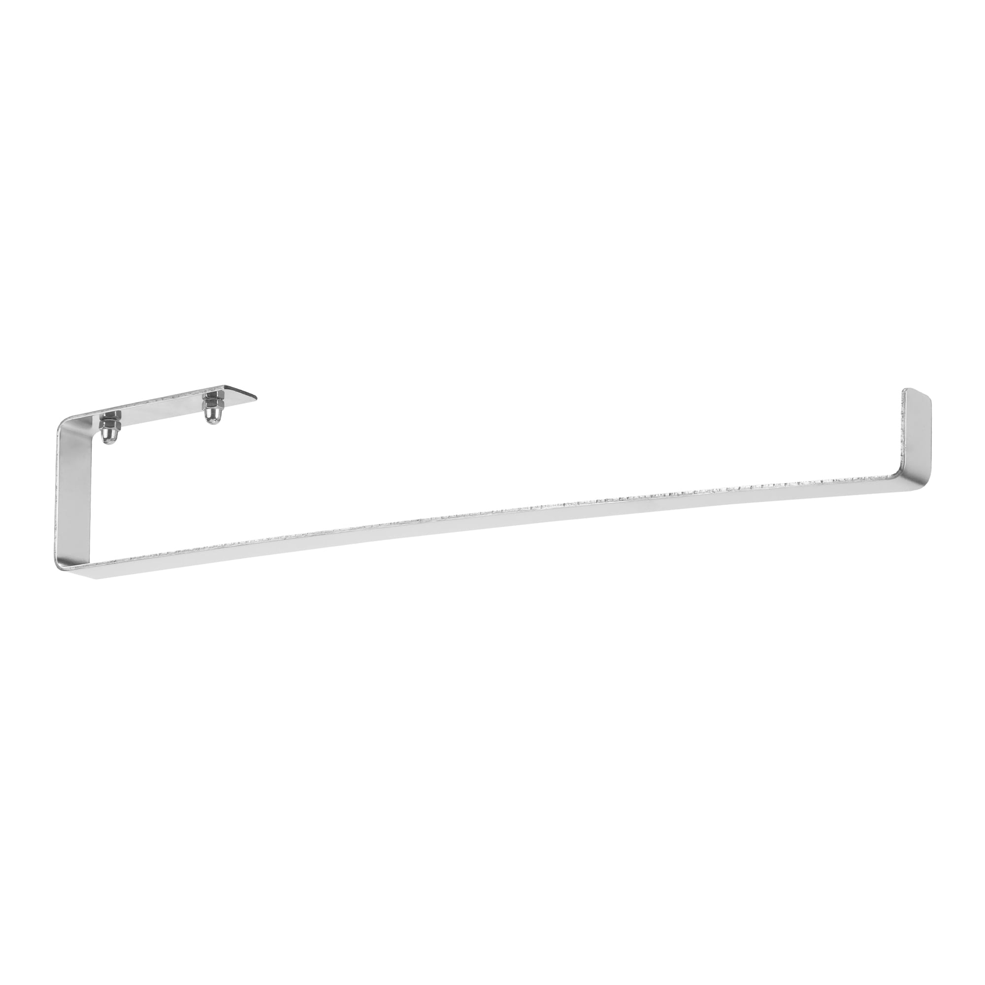 Unique Bargains Stainless Steel Wall Mount Paper Towel Holder Silver 4.3x0.8inch