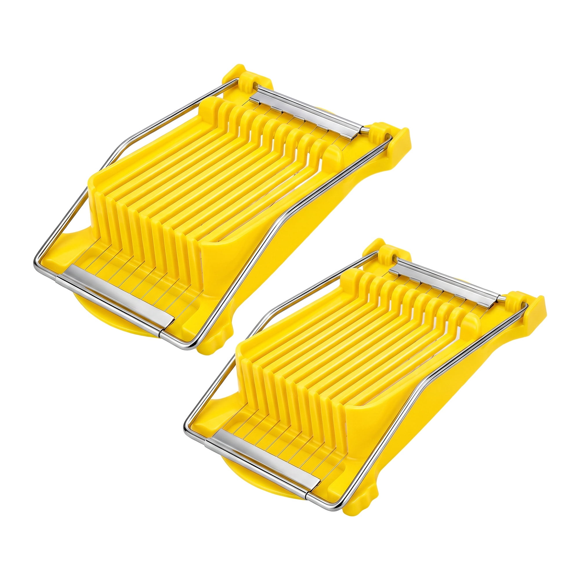 Unique Bargains Stainless Steel Wire Luncheon Meat Slicer for Cooking Yellow 5"x7.8"