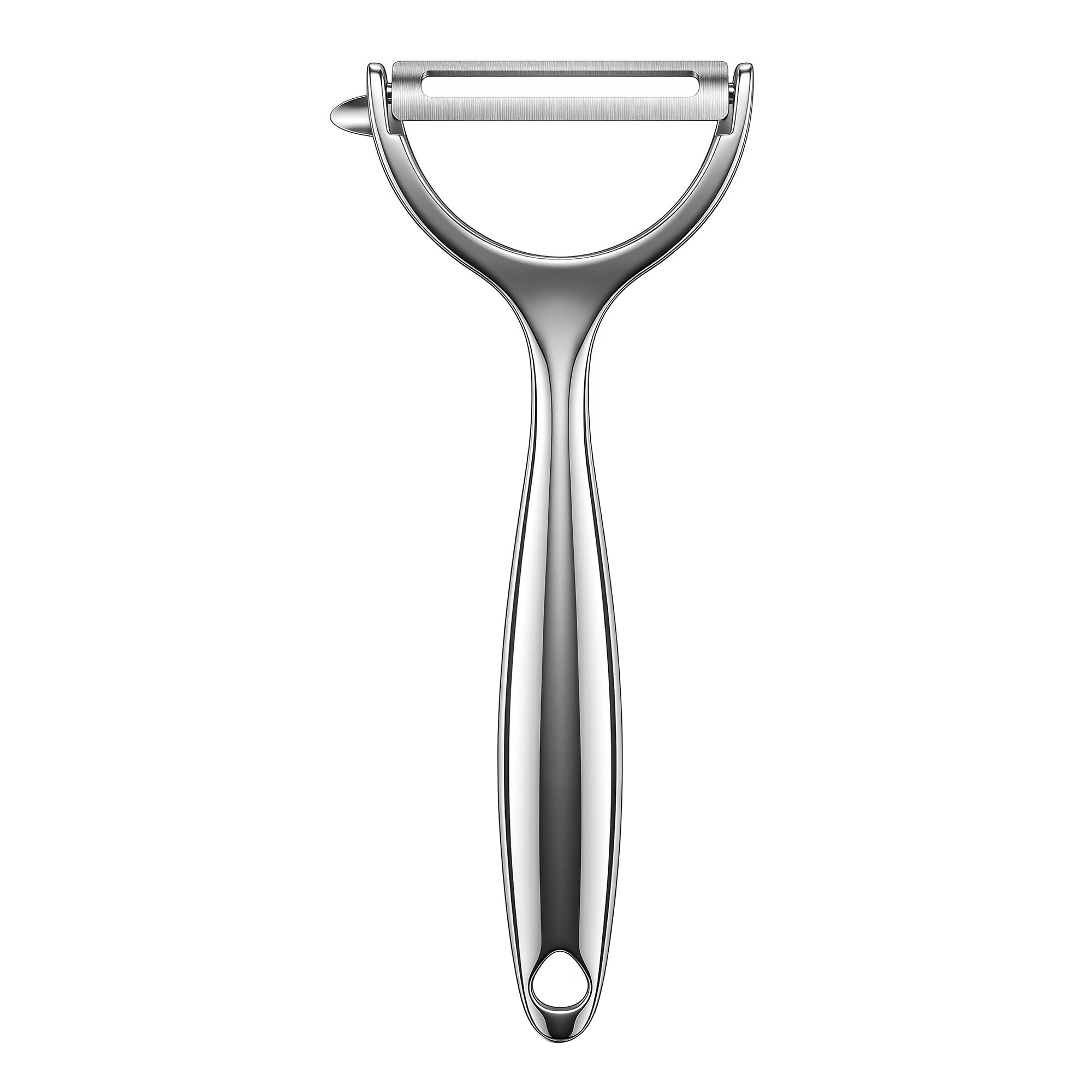 Unique Bargains Stainless Steel Y Vegetable Peeler with Handle Silver 6.1x2.4 inch