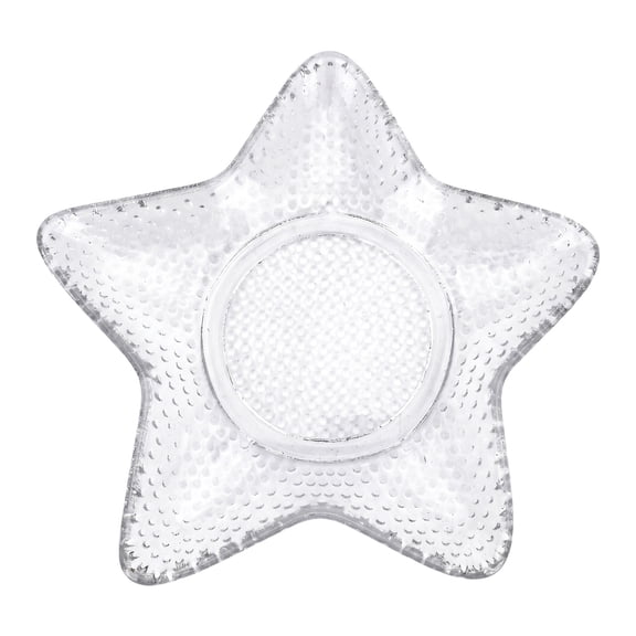 Unique Bargains Star-Shaped Trinket Dish for Small Items Clear 5.1"L x 5.1"W x 0.6"H
