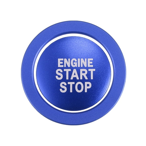 Unique Bargains Start Stop Ignition Button Overlay Cover Sticker for Toyota Camry Tacoma Prius Avalon RAV4 Corolla Blue
