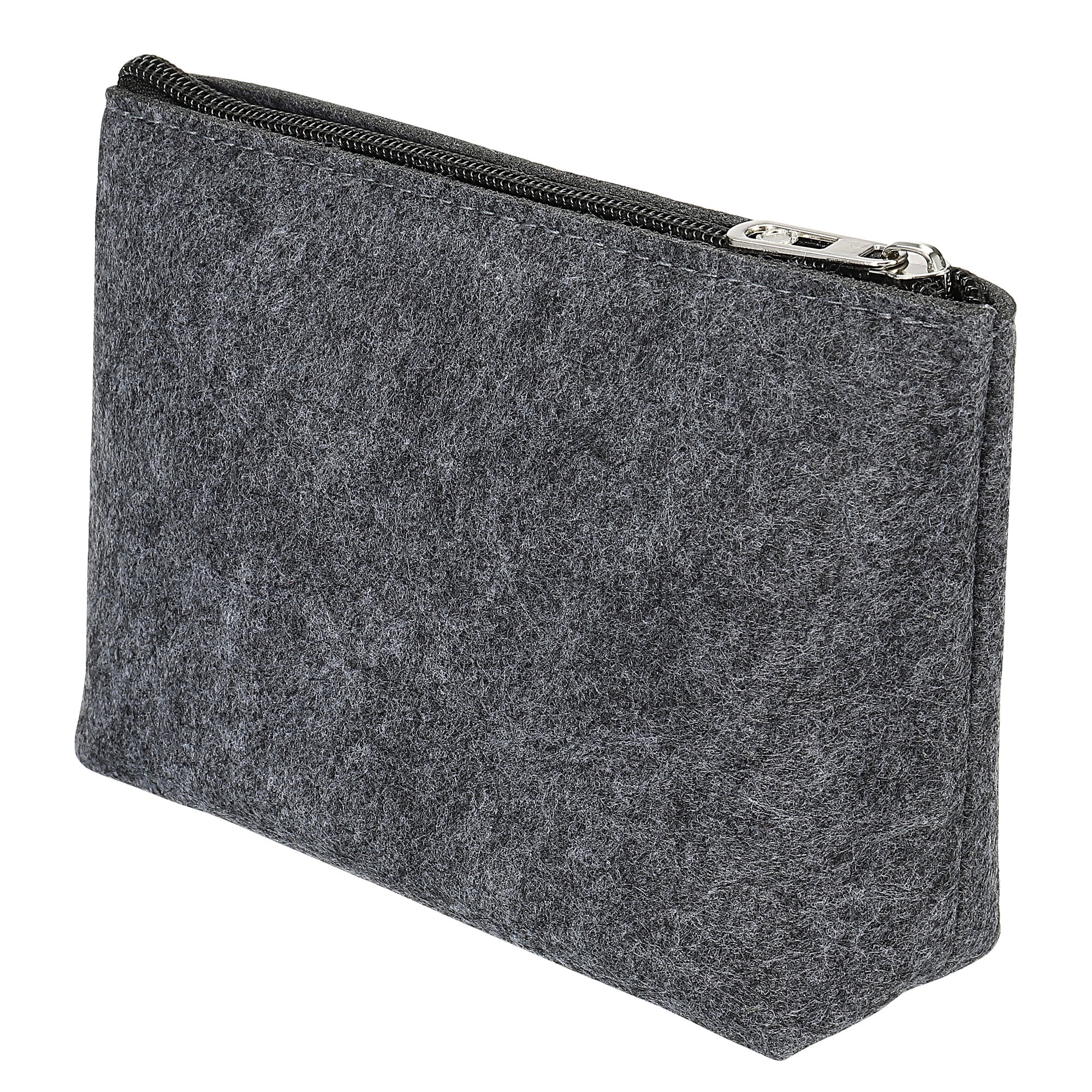 Unique Bargains Stationery Storage Zipper Pouch Office Organizer Medium Gray