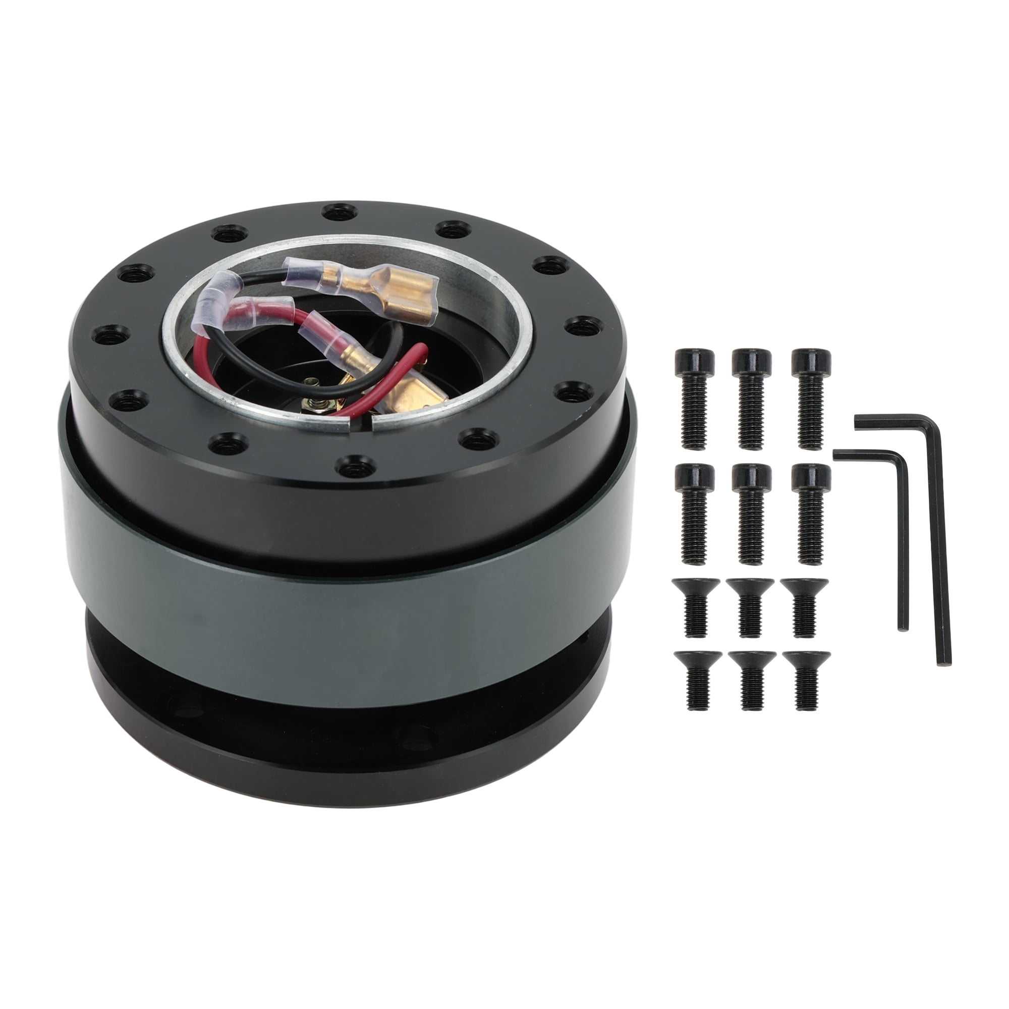 Unique Bargains Steering Wheel Quick Release Hub Adapter Universal 12 ...