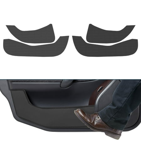 Unique Bargains Sticker Car Door Anti Kick Pad Sticker for MAZDA 3 Fastback Sedan 19-25 Door Side Edge Guard Protector Interior Accessories Carbon Fiber Black 4 pcs