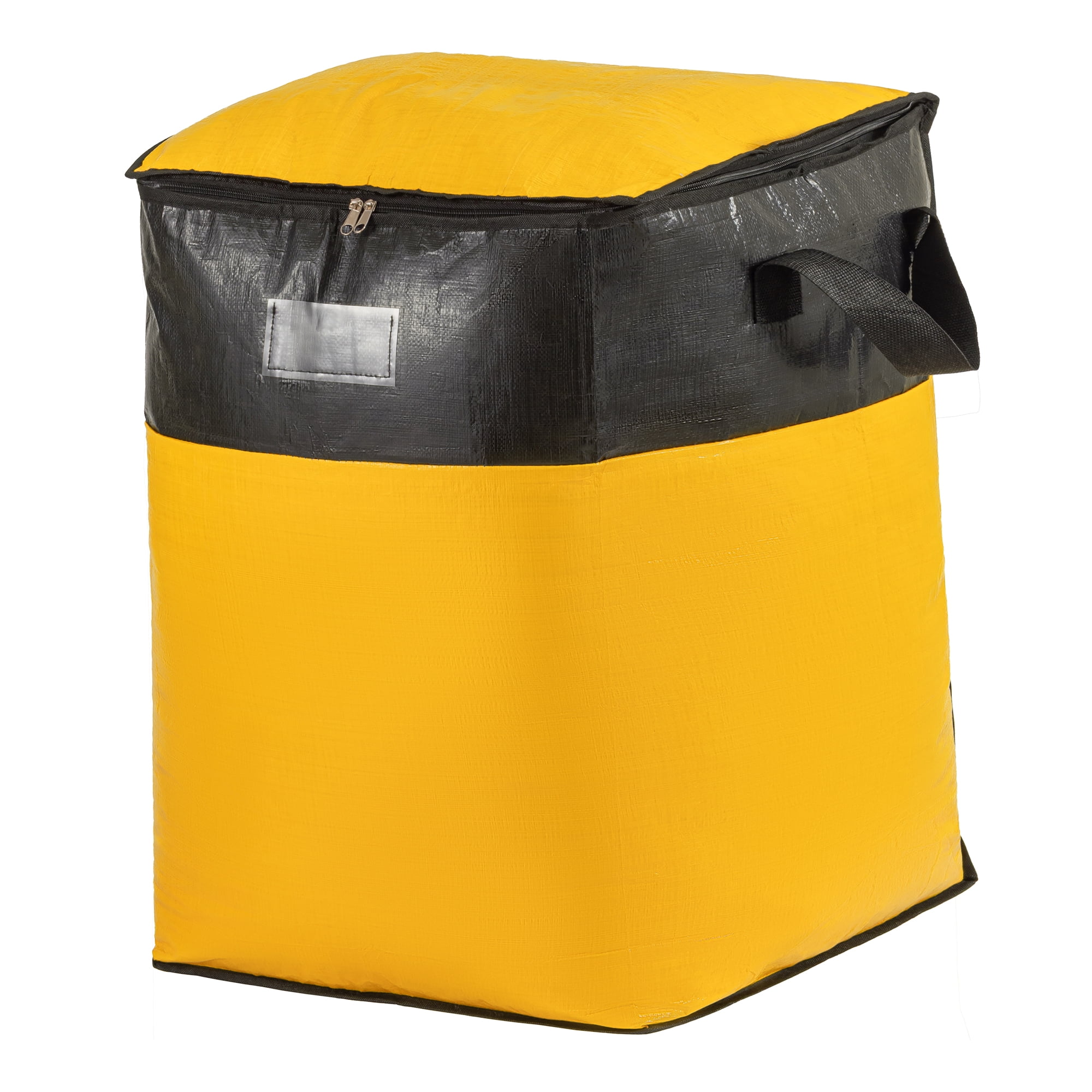 Unique Bargains Storage Bags for Organizing Closet Organizers Yellow 15.7"x19.7"x22"