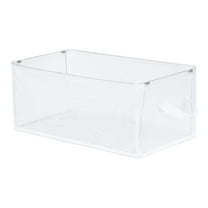 Unique Bargains Storage Bin with Handles Collapsible Storage Basket for Organizing Clothes