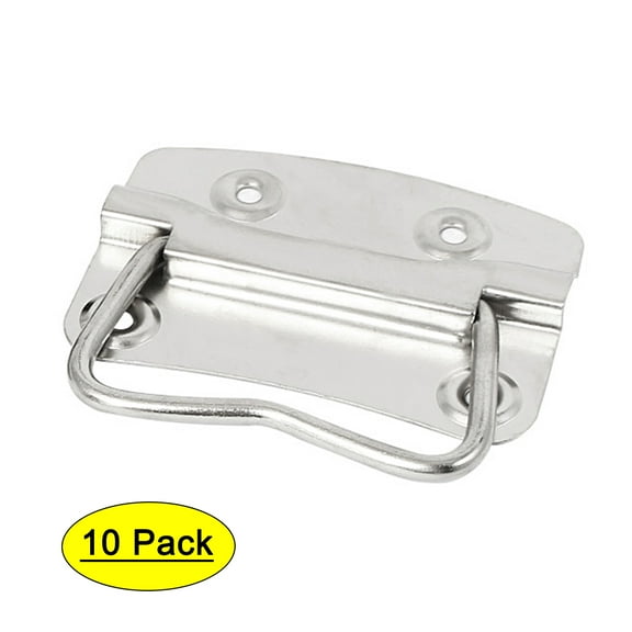 Unique Bargains Storage Box Tool Chest Metal Puller Handle 0.2" Hole Diameter 10 Pack