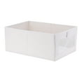 thumbnail image 1 of Unique Bargains Storage Cube Collapsible Storage Basket for Organizing Clothes 1pk Beige M, 1 of 7