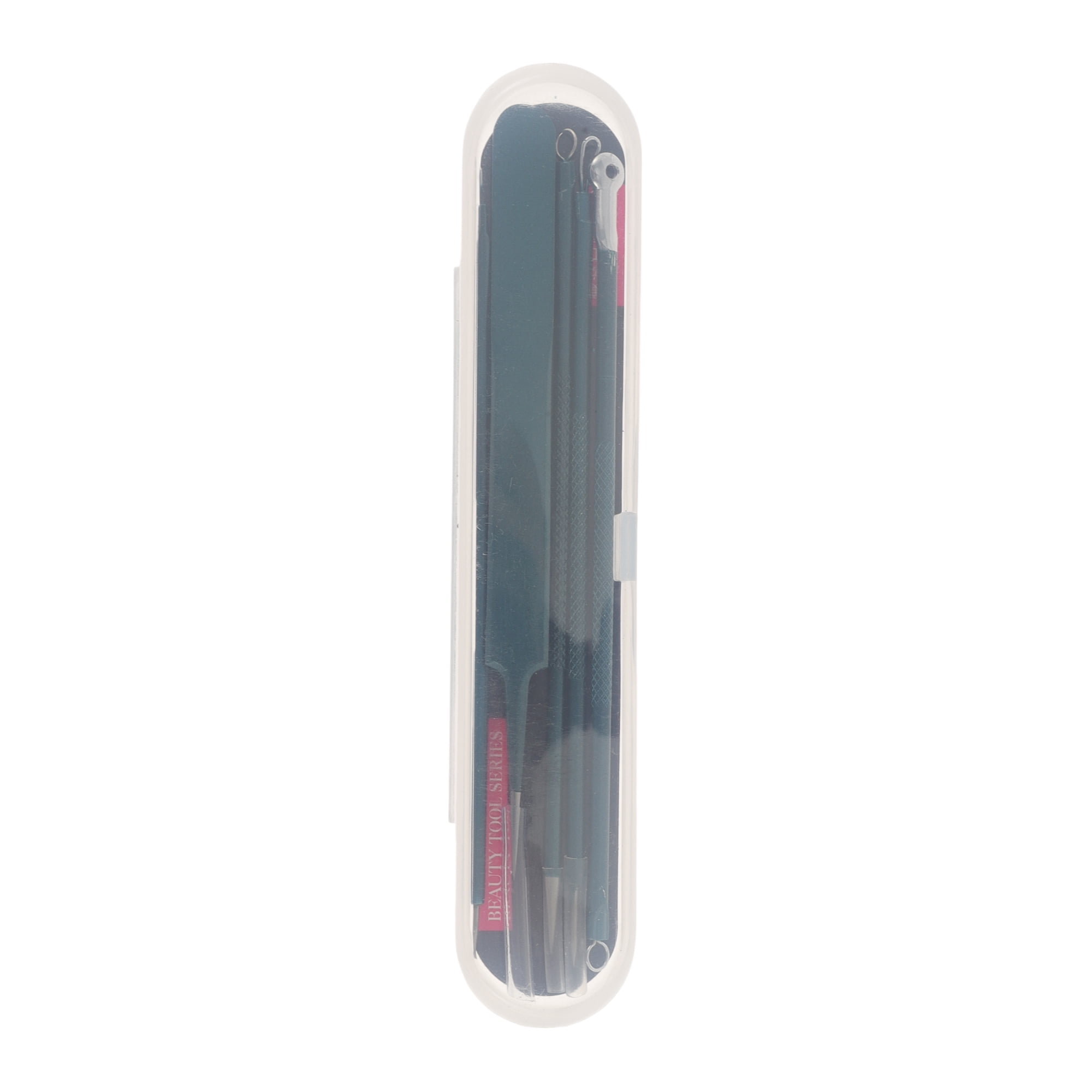 Unique Bargains Straight Clip Pimple Extractor Tool Kit Green 1 Set