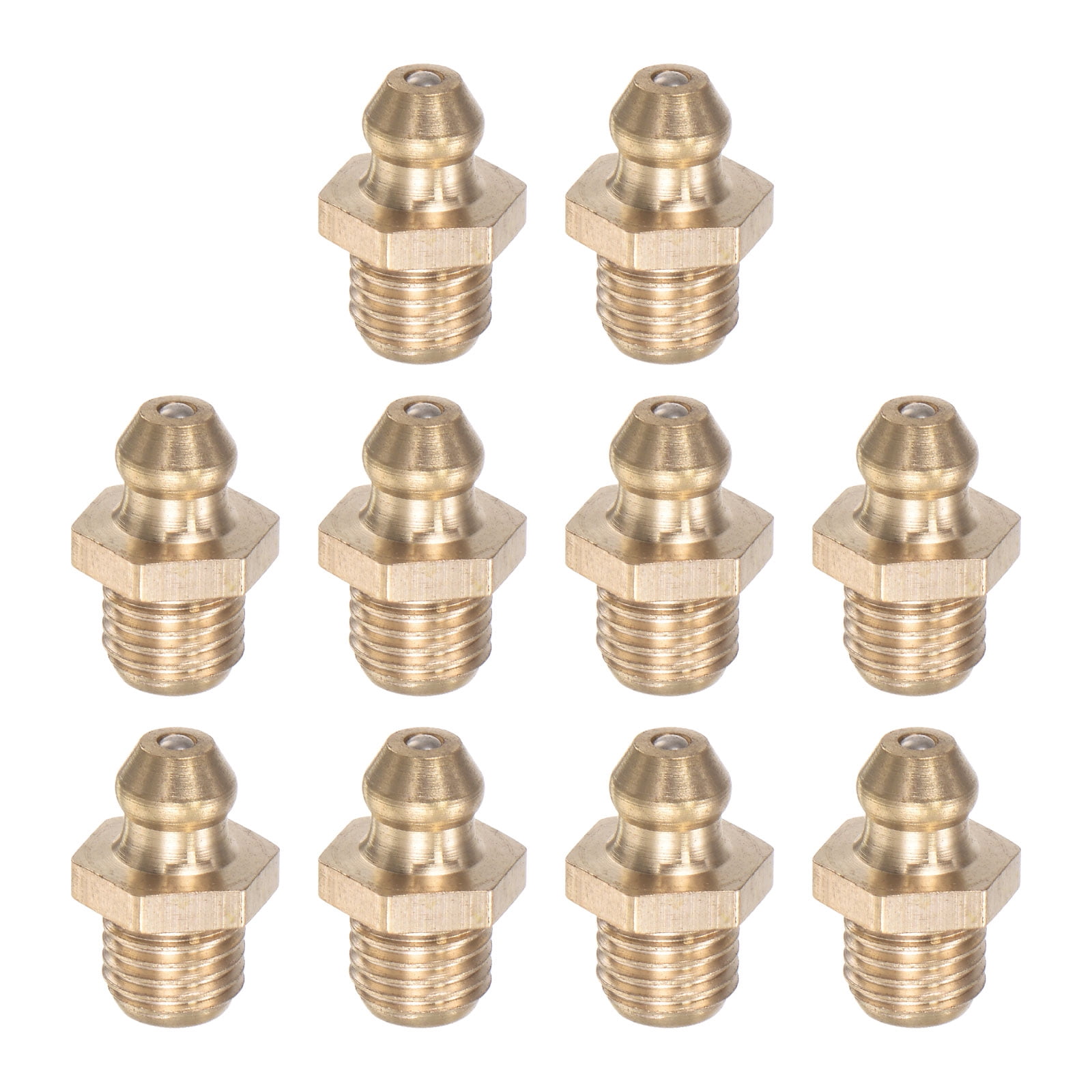 Unique Bargains Straight Hydraulic Grease Fitting for Lubrication of Equipment M8x1mm