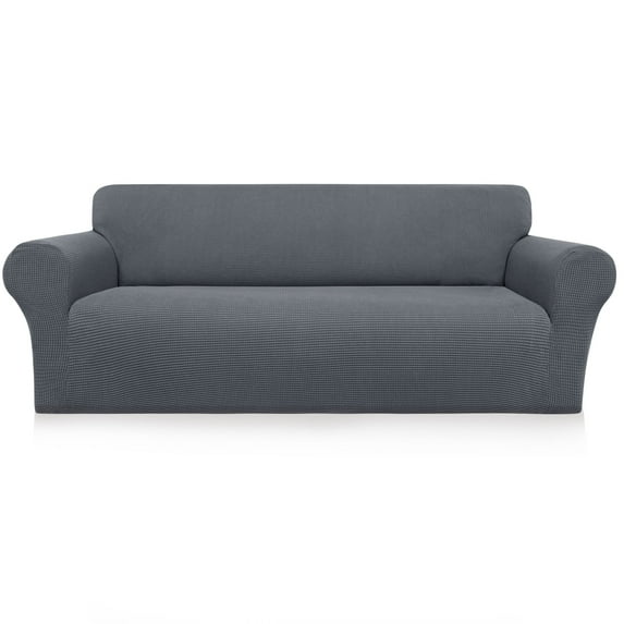 Unique Bargains Stretch Slipcover Washable Furniture Covers for Dogs Dark Gray X Large