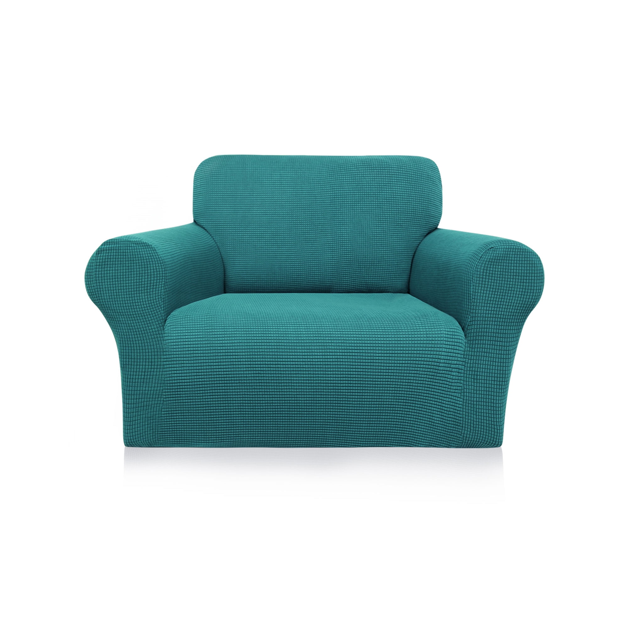 Unique Bargains Stretch Slipcover Washable Furniture Covers for Dogs Peacock Blue Small