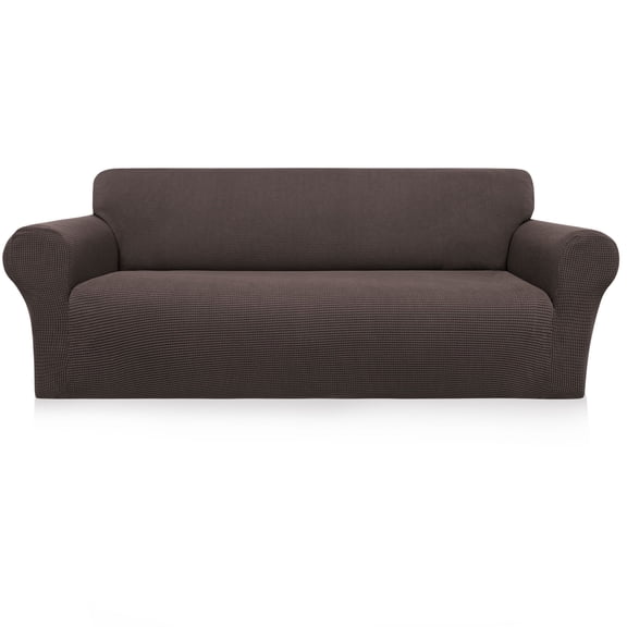 Unique Bargains Stretch Slipcover Washable Furniture Covers for Dogs Umber Large