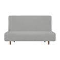 thumbnail image 1 of Unique Bargains Stretch Sofa Bed Polyester Couch Slipcover Without Armrests Gray 47"-59", 1 of 6