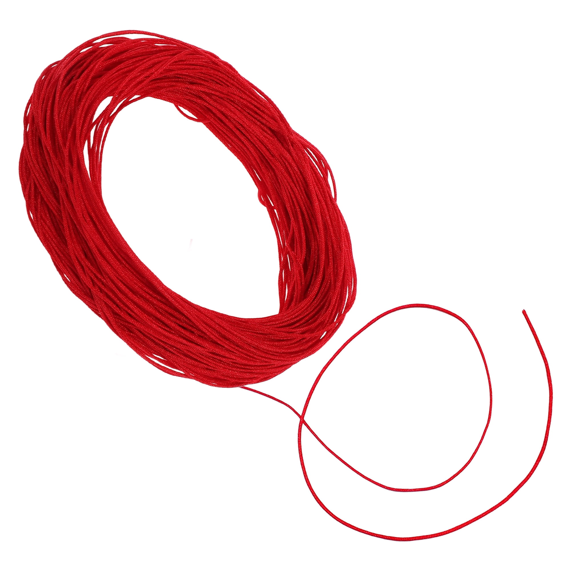 Unique Bargains String Polyester Cord for Sewing Crafts Dark Red