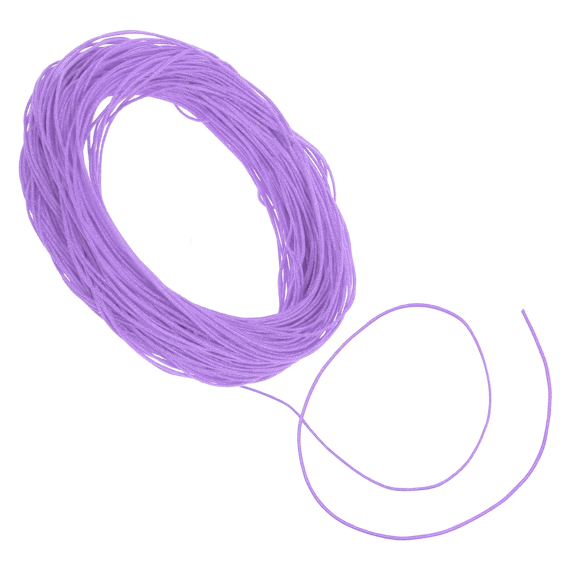 Unique Bargains String Polyester Cord for Sewing Crafts Light Purple