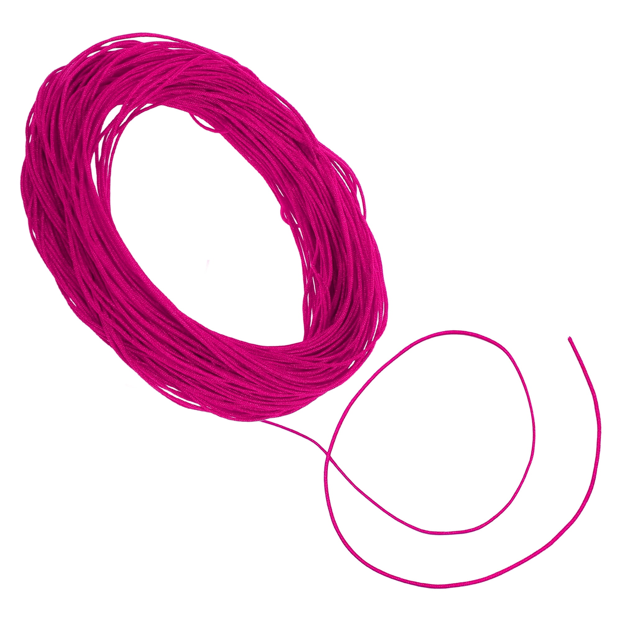 Unique Bargains String Polyester Cord for Sewing Crafts Rose Red