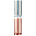 thumbnail image 1 of Unique Bargains Stripe Absorbent Quick Dry Beach Towel 2 Pack Blue/Red 71"x40", 1 of 7