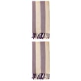 thumbnail image 1 of Unique Bargains Stripe Absorbent Quick Dry Beach Towel 2 Pack Purple 71"x40", 1 of 8