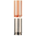 thumbnail image 1 of Unique Bargains Stripe Lightweight Absorbent Beach Towel 2 Pack Black/Orange 71"x40", 1 of 8