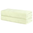 thumbnail image 1 of Unique Bargains Striped 2 Pc Cotton Bath Towels Absorbent and Light Weight Towels White, 1 of 8