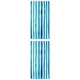 thumbnail image 1 of Unique Bargains Striped Absorbent Beach Towel 2 Pack Aqua Blue 63"x31", 1 of 8