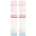 thumbnail image 1 of Unique Bargains Striped Cotton Soft Hand Towel 13" x 27" Pink/Blue 4, 1 of 5