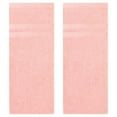 thumbnail image 1 of Unique Bargains Striped Hand Towels Cotton Soft Absorbent Towel Pink 2-Piece, 1 of 5