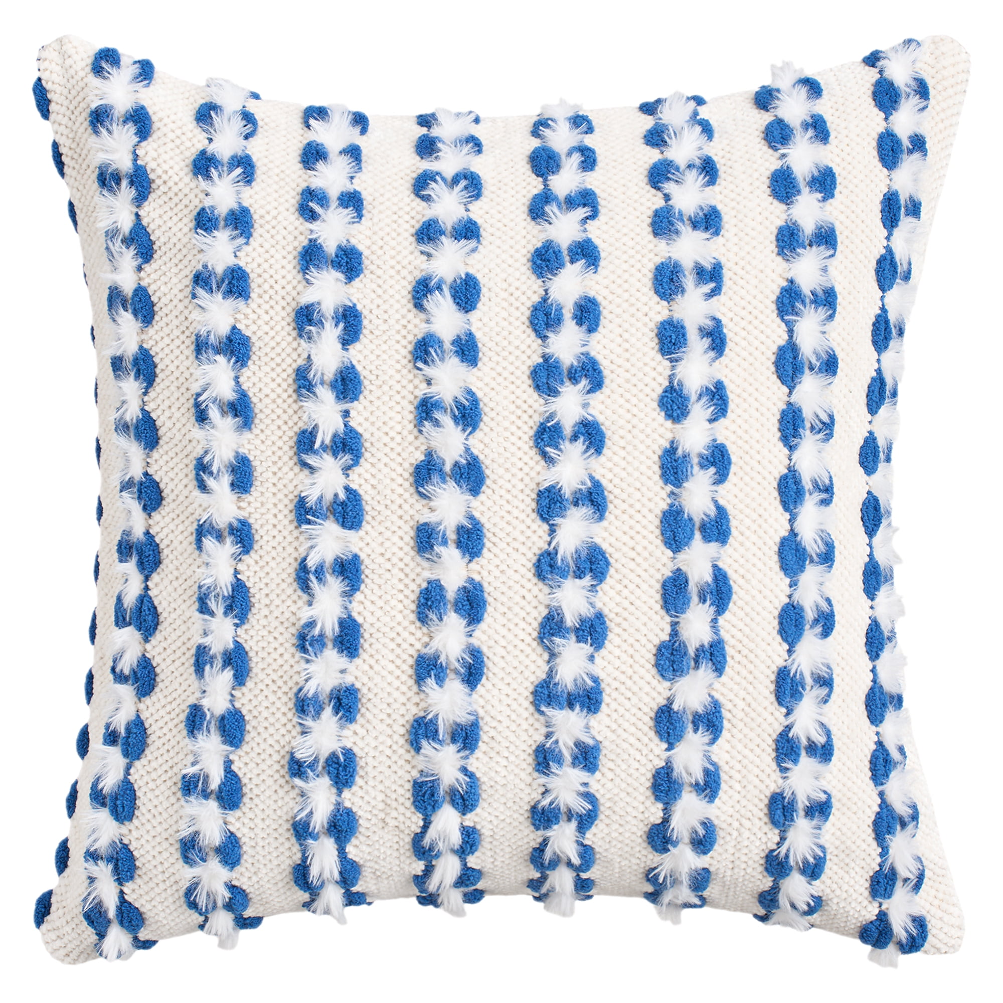 Unique Bargains Striped Linen Throw Pillow Covers Decorative Cushion Cases Light Blue