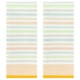 thumbnail image 1 of Unique Bargains Striped Soft Hand Towel 4 Pcs Yellow/Purple 13" x 27"/13" x 29", 1 of 5