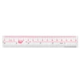 thumbnail image 1 of Unique Bargains Plastic 15cm 6 inch Range Straight Ruler Measuring Tool Clear, 1 of 4