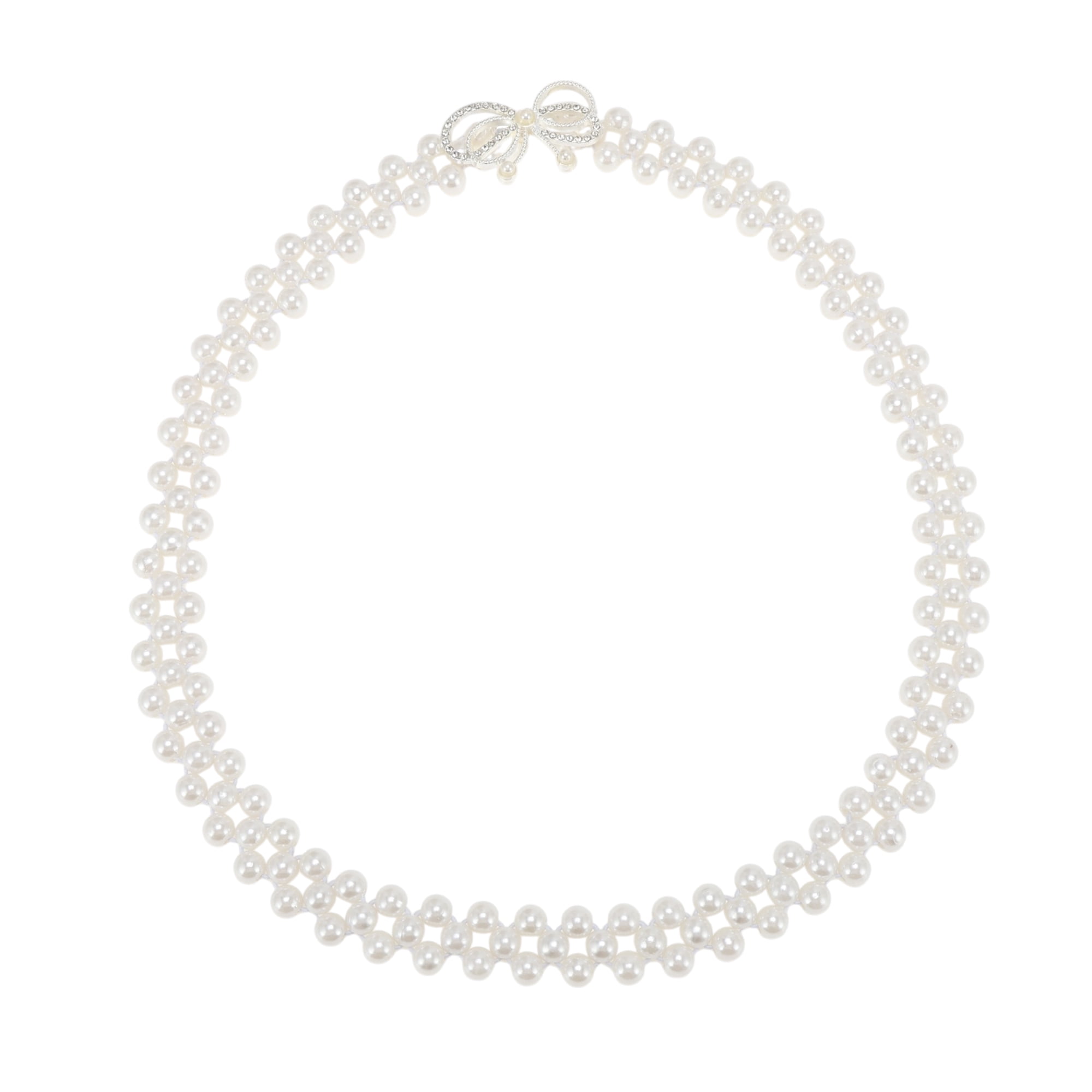 Unique Bargains Stylish Adjustable Waist Belt in Beige for Everyday Wear [Butterfly Pearl]