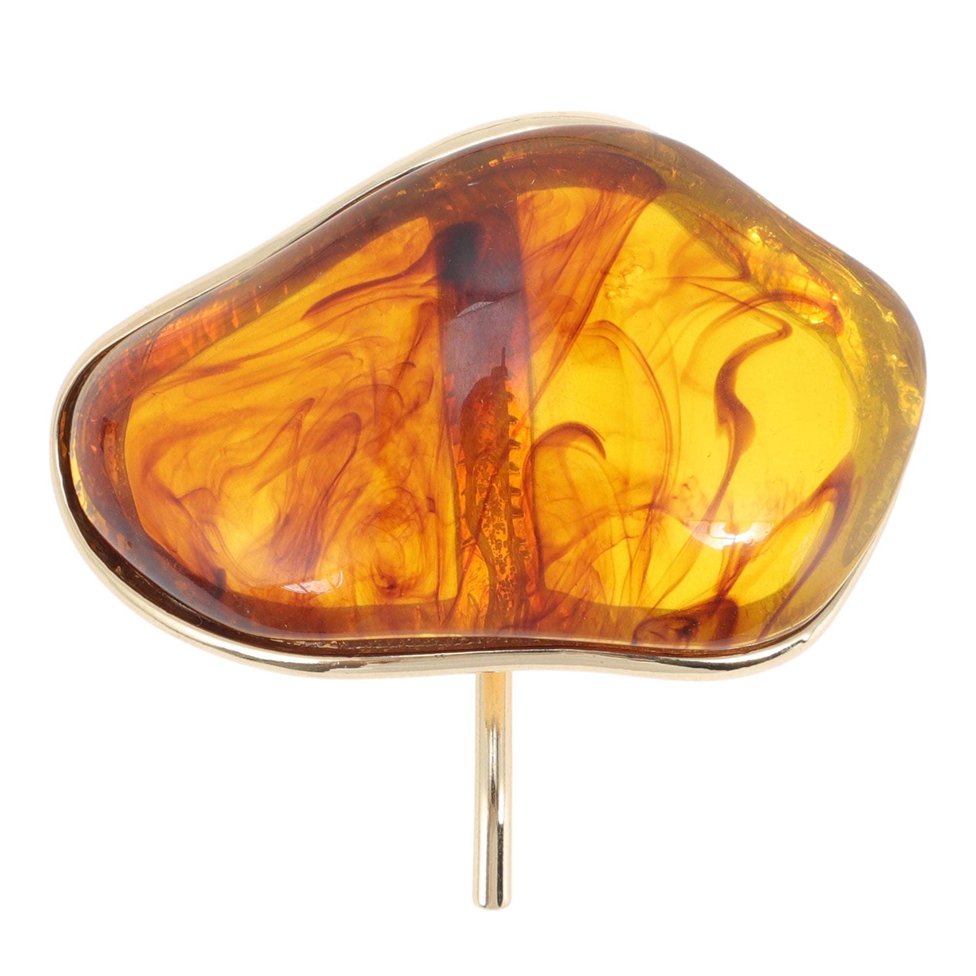 Unique Bargains Stylish Cloud-shaped Ponytail Buckle Hair Clip for Women 1 Pc Coffee Color