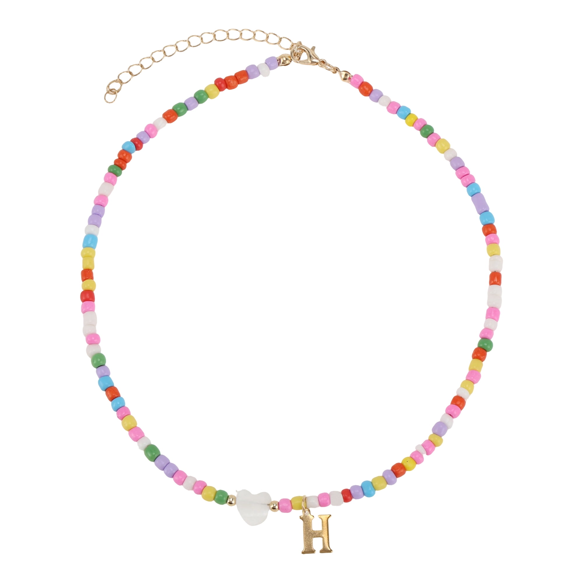 Unique Bargains Stylish Collarbone Necklace for Daily Life Colorful 1 Pcs [Style H]