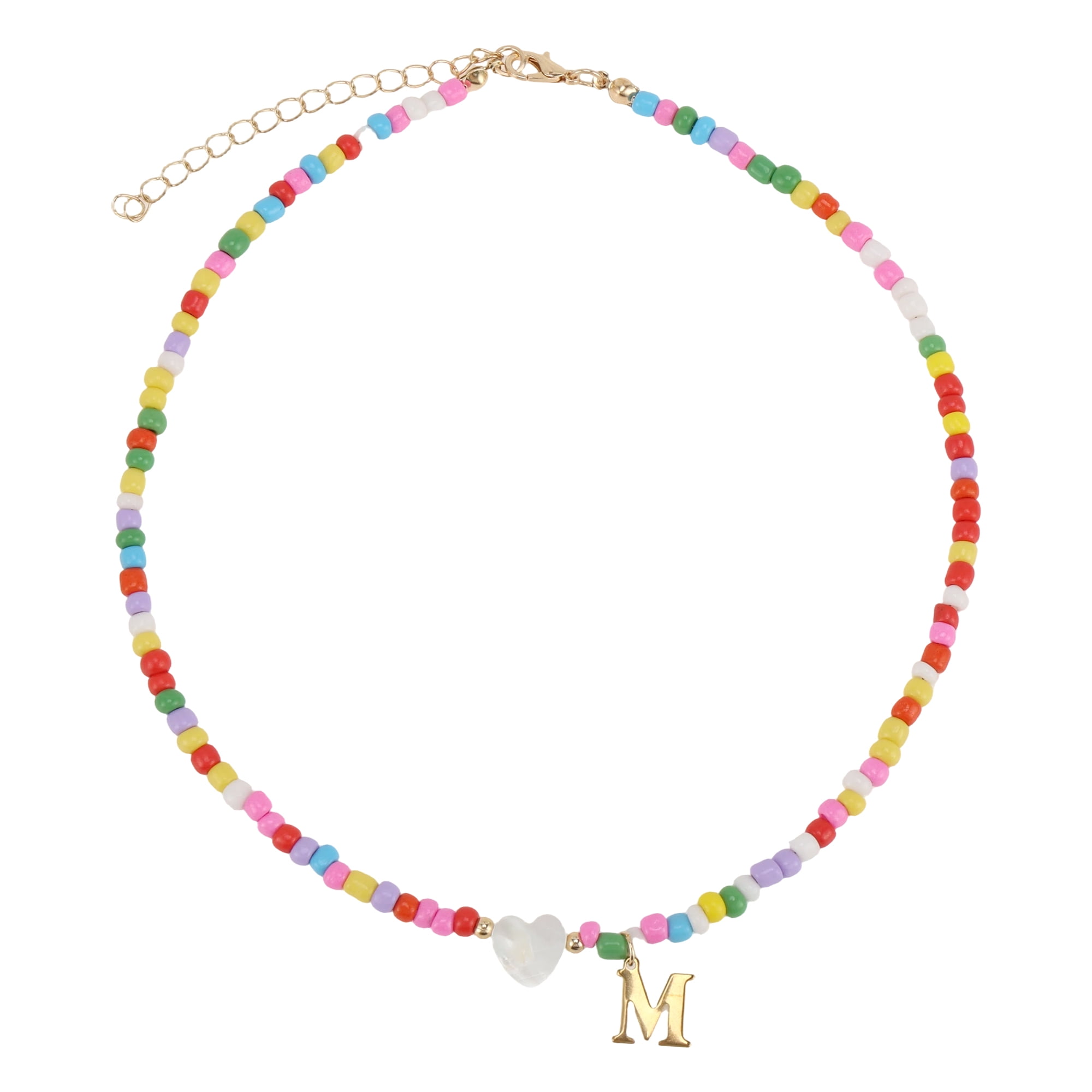 Unique Bargains Stylish Collarbone Necklace for Daily Life Colorful 1 Pcs [Style M]