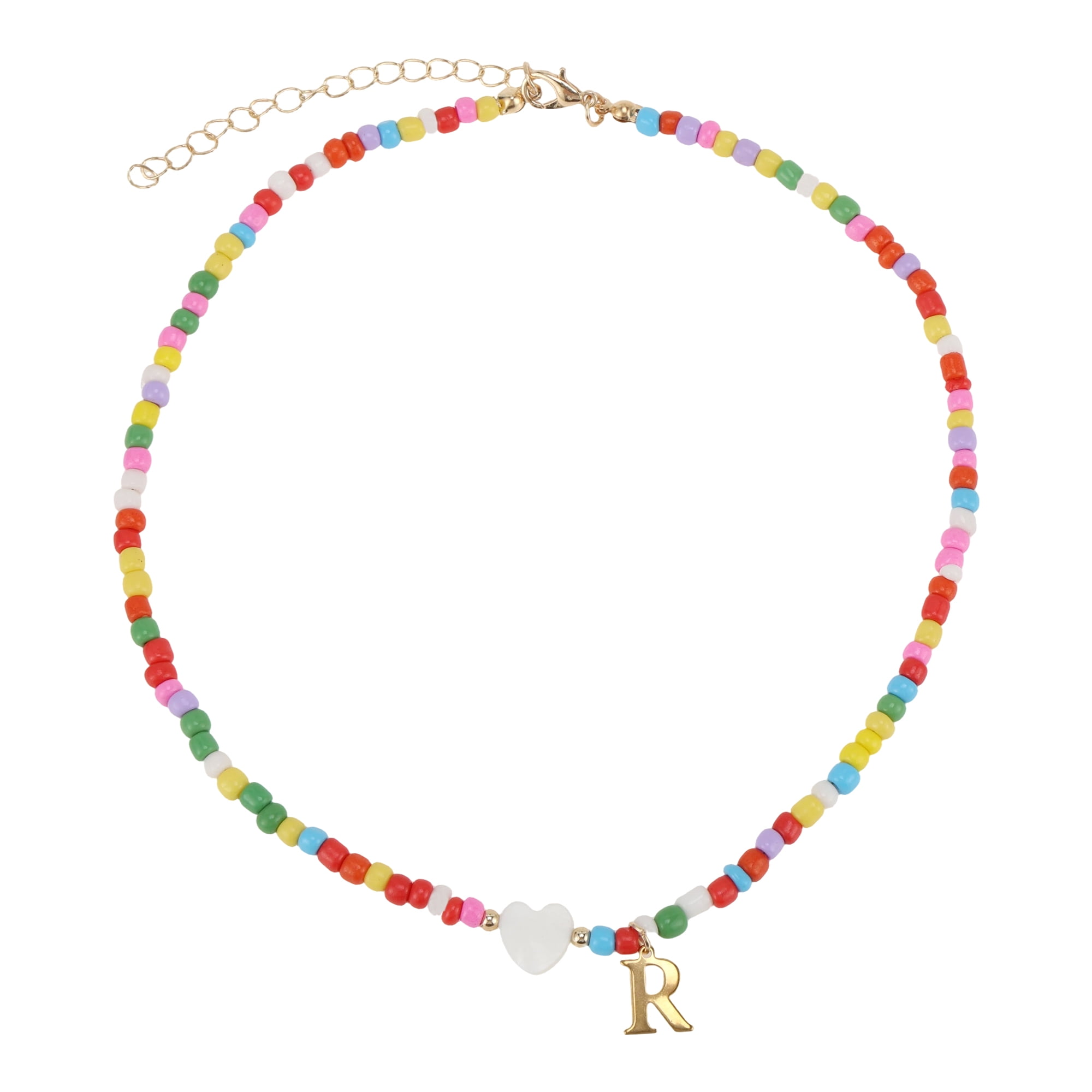 Unique Bargains Stylish Collarbone Necklace for Daily Life Colorful 1 Pcs [Style R]