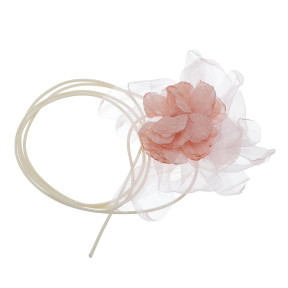 Unique Bargains Stylish Flower Choker Necklace 1 Pc Orange, Pink