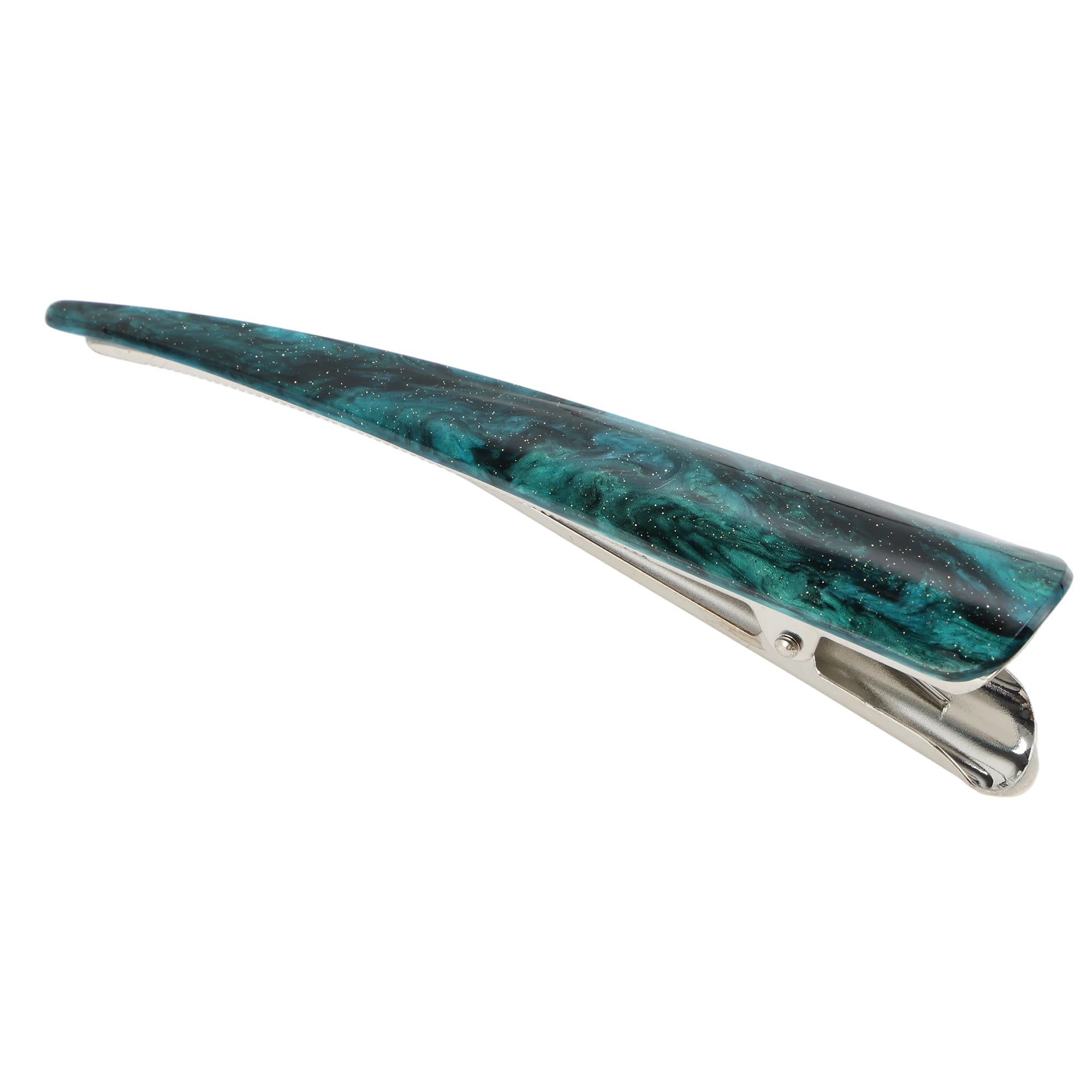 Unique Bargains Stylish Hairdos Everyday Use Fashion Acetic Acid Hair Clip Blackish Green